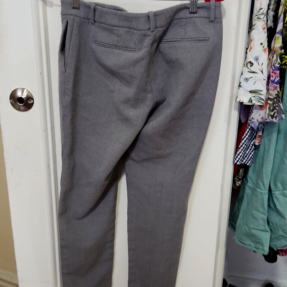 Gray Slim Fit Pants - Picture 4 of 5